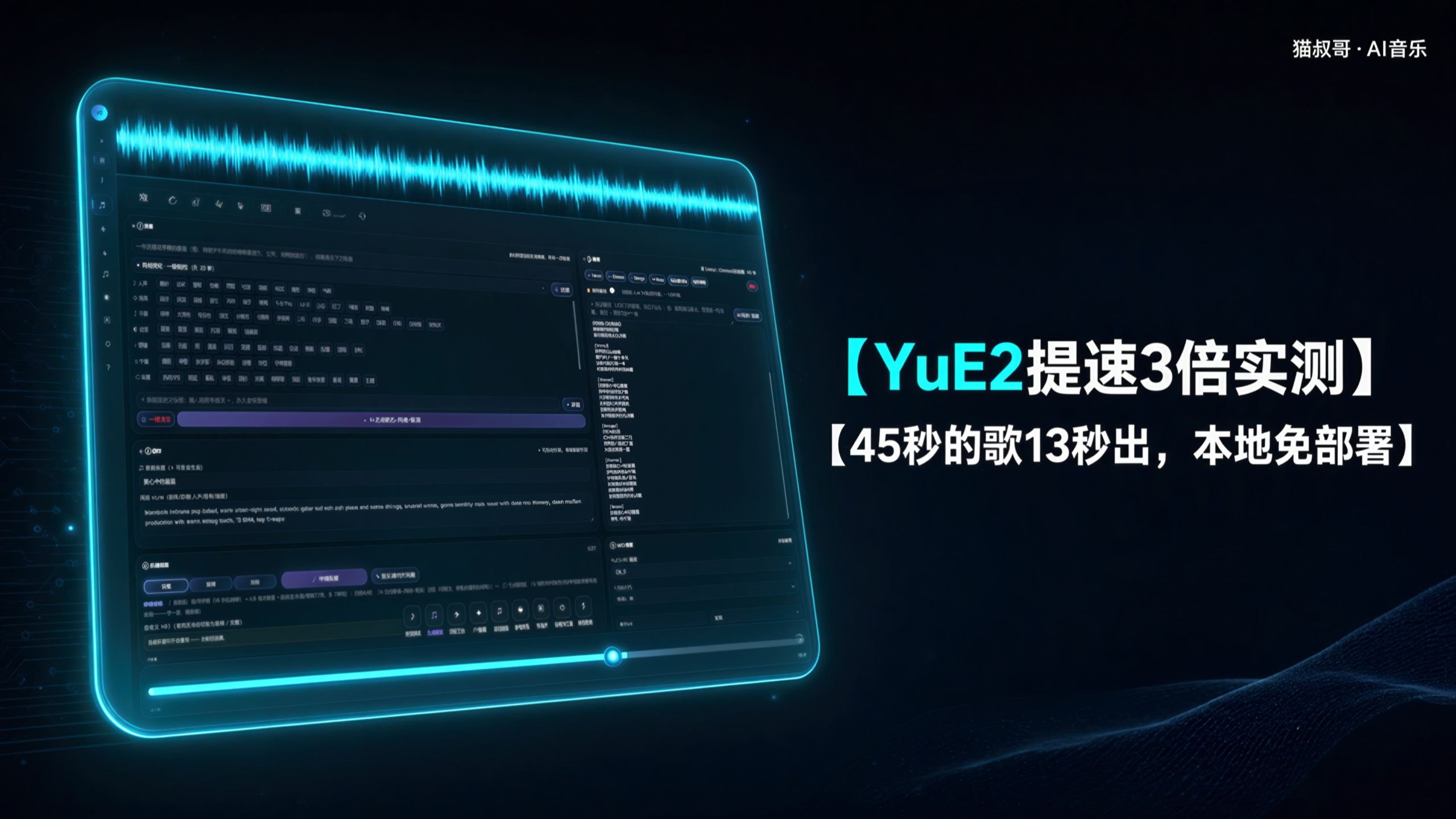 YuE2提速3倍实测
