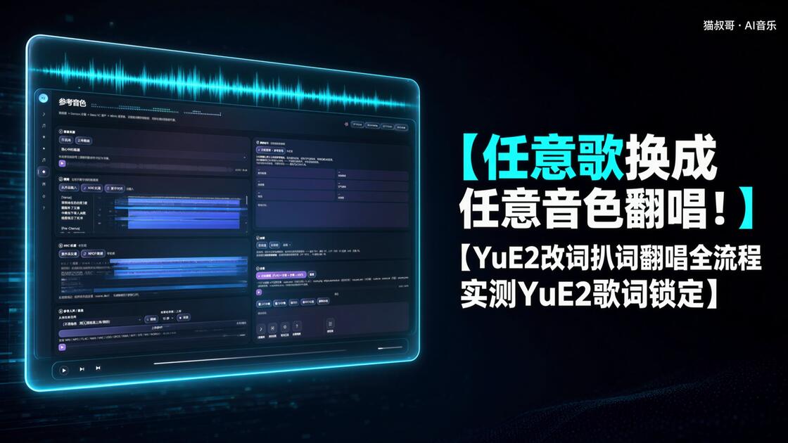 YuE2改词扒词翻唱全流程实测